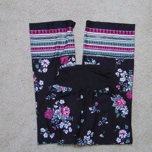 Floral flowing pants